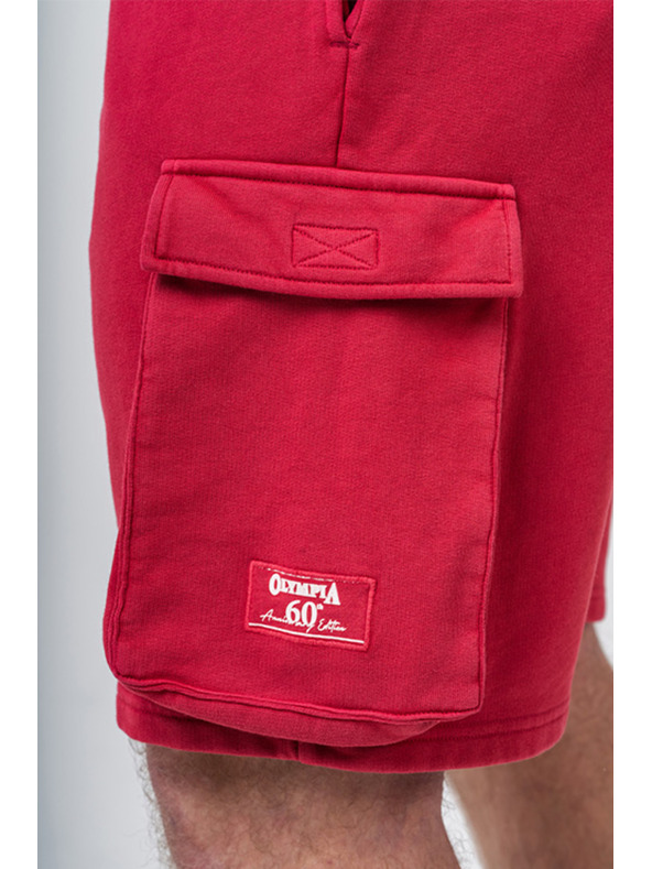 Nebbia Πλυμένο φαρδύ σορτσάκι φορτίου LEGACY 787 M,ανοιχτό γκρι