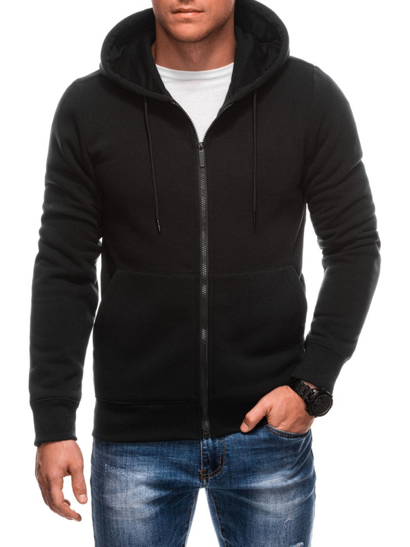 Edoti Ανδρικό φούτερ BASIC με κουκούλα με φερμουάρ και κουκούλα Edoti