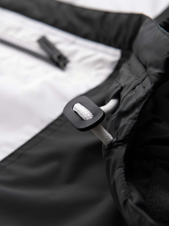 Ombre Clothing Ανδρικό ελαφρύ χρωματιστό αθλητικό μπουφάν με fleece μπλε Ombre Clothing