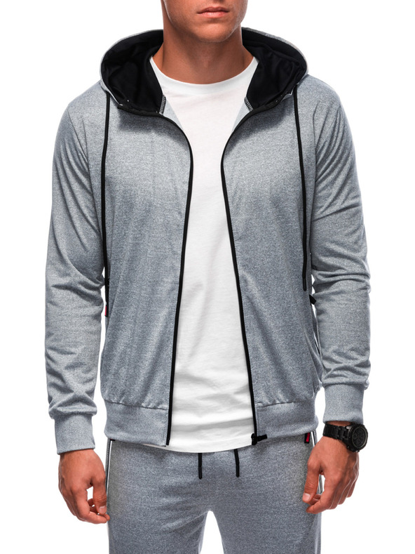 Edoti Ανδρικό φούτερ και φόρμες φούτερ γκρι Edoti