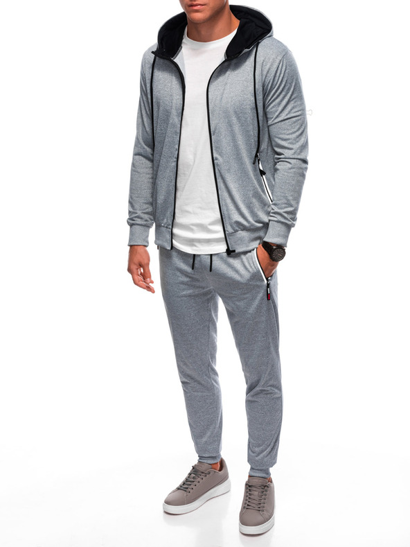 Edoti Ανδρικό φούτερ και φόρμες φούτερ γκρι Edoti