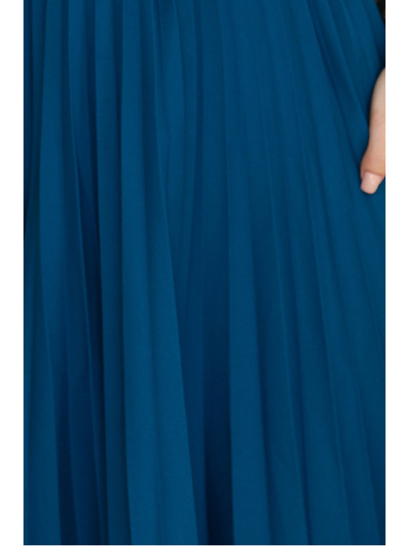 numoco Numoco Κλασικό φόρεμα με λουράκι και κοντό μανίκι με ζώνη