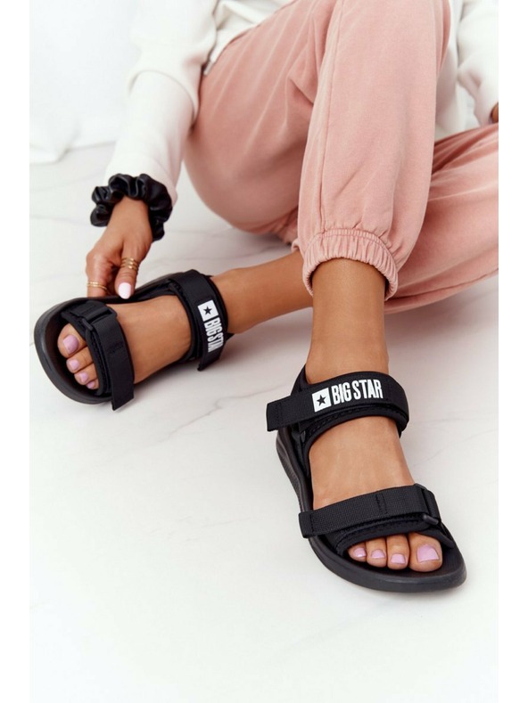 BIG STAR SHOES Γυναικεία αθλητικά σανδάλια Big Star - μαύρο