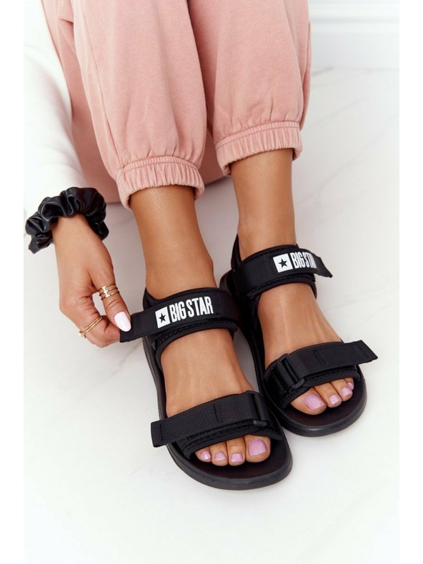 BIG STAR SHOES Γυναικεία αθλητικά σανδάλια Big Star - μαύρο