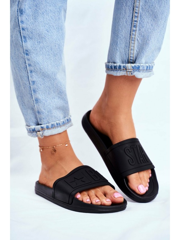 BIG STAR SHOES Γυναικείες παντόφλες μόδας Big Star - Μαύρο