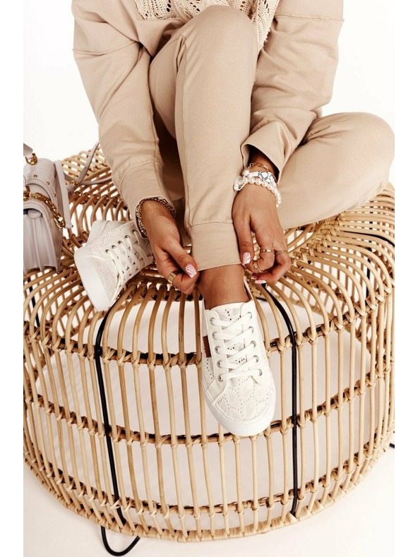 BIG STAR SHOES Γυναικείες παντόφλες μόδας Big Star - Λευκό