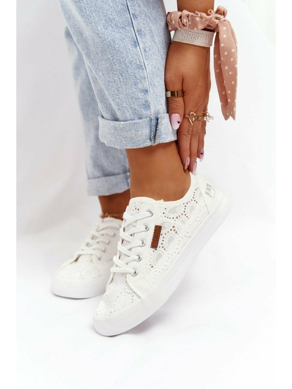 BIG STAR SHOES Γυναικείες παντόφλες μόδας Big Star - Λευκό