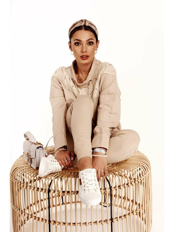 BIG STAR SHOES Γυναικείες παντόφλες μόδας Big Star - Λευκό