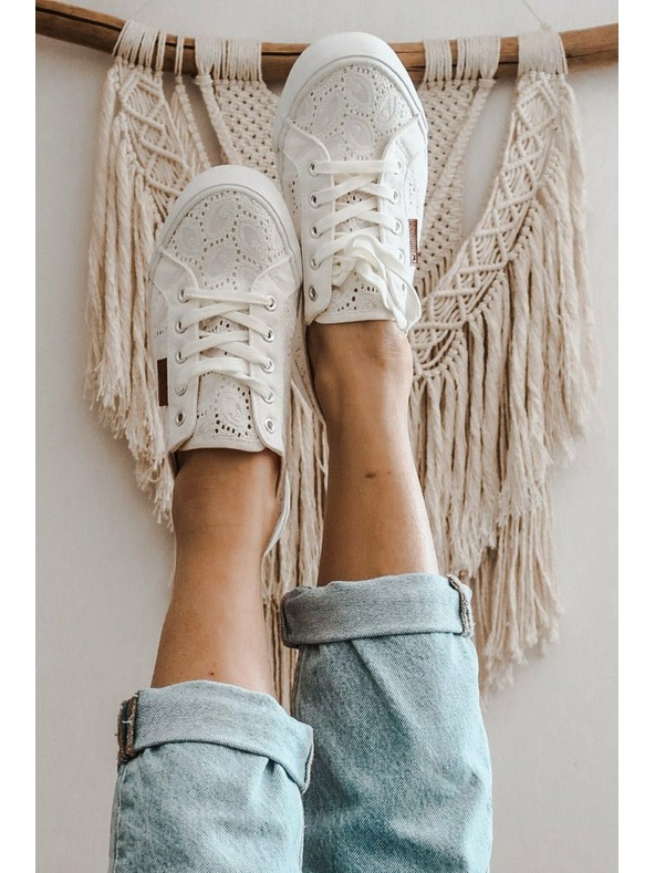 BIG STAR SHOES Γυναικείες παντόφλες μόδας Big Star - Λευκό