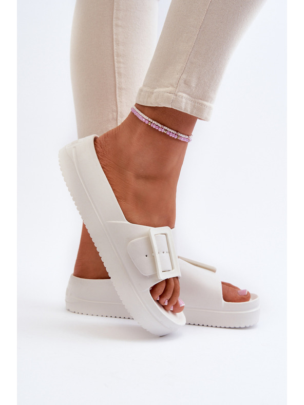 BIG STAR SHOES Γυναικείες παντόφλες αφρού πλατφόρμας με αγκράφα Big Star