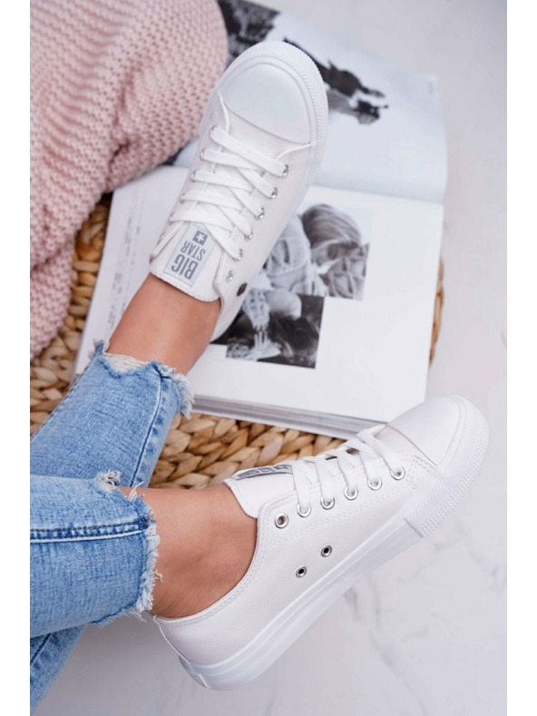 BIG STAR SHOES Γυναικεία αθλητικά παπούτσια Big Star Classic - Λευκό