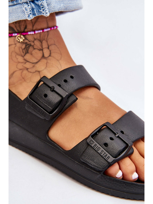 BIG STAR SHOES Γυναικεία ελαφριά σανδάλια Big Star Μαύρο