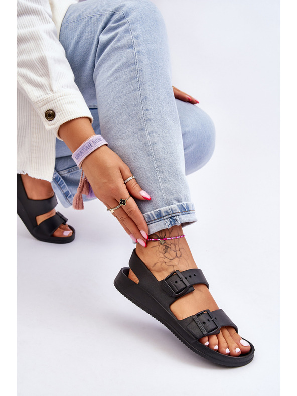 BIG STAR SHOES Γυναικεία ελαφριά σανδάλια Big Star Μαύρο