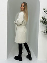 Edoti Γυναικείο παλτό μόδας - μπεζ EDOTI