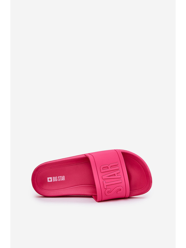 BIG STAR SHOES Γυναικείες παντόφλες μόδας Big Star ροζ
