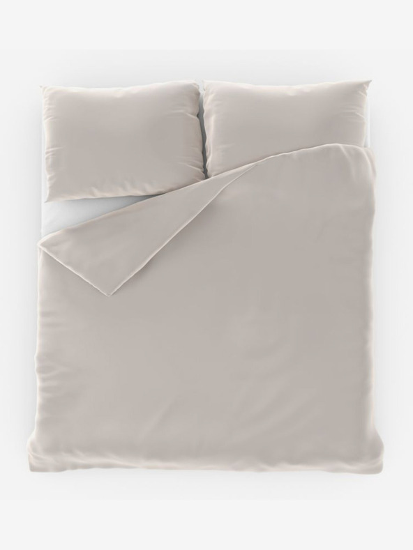 Kvalitex Κλασικό ξενοδοχειακό σεντόνι ATLAS λείο 140x200,70x90εκ λευκό