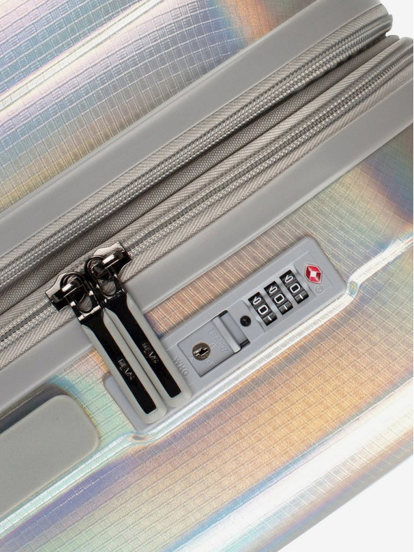 Heys Ταξιδιωτική βαλίτσα σε ασημί χρώμα Heys Astro M