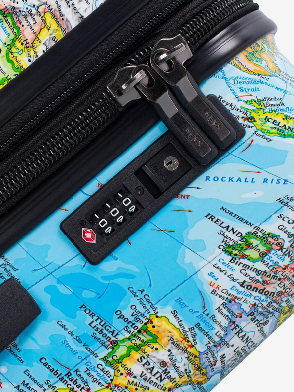 Heys Μπλε ταξιδιωτική βαλίτσα με σχέδιο Heys Journey 3G L