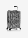 Heys Λευκό-μαύρη ταξιδιωτική βαλίτσα με ζωικό σχέδιο Heys EZ Fashion L Zebra