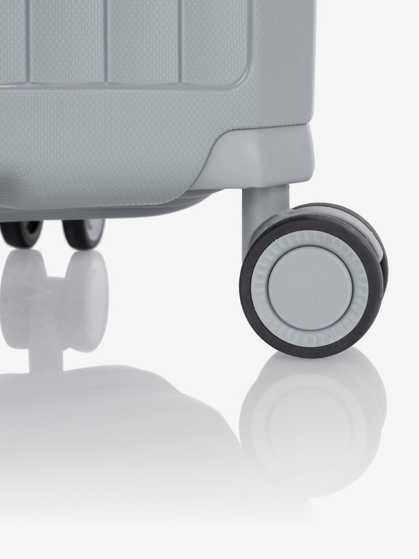 Heys Ανοιχτόχρωμη γκρι ταξιδιωτική βαλίτσα Heys Airlite L Grey