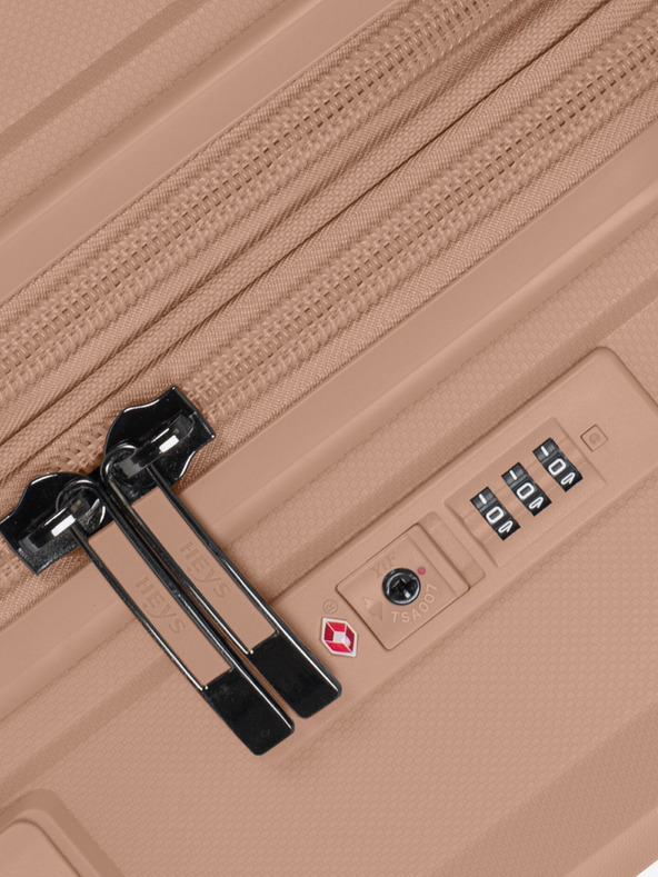 Heys Σετ τριών ταξιδιωτικών βαλιτσών σε μπεζ χρώμα Heys Airlite S,M,L Nude