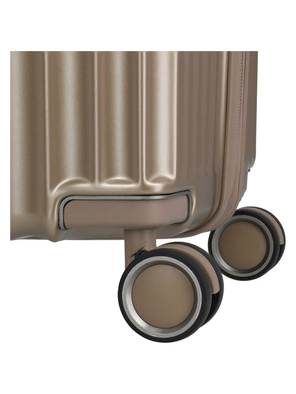 Travelite Ταξιδιωτική βαλίτσα Travelite Paros 4w L Cappuccino