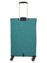 Travelite Ταξιδιωτική βαλίτσα Travelite Skaii 4w L Print Petrol