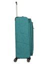 Travelite Ταξιδιωτική βαλίτσα Travelite Skaii 4w L Print Petrol