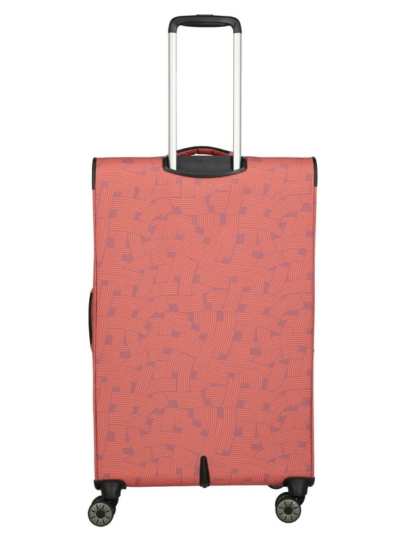 Travelite Ταξιδιωτική βαλίτσα Travelite Skaii 4w L Print Peach