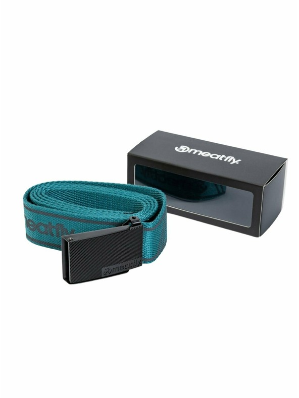Meatfly Meatfly belt Draco Snake Green | Blue | Size