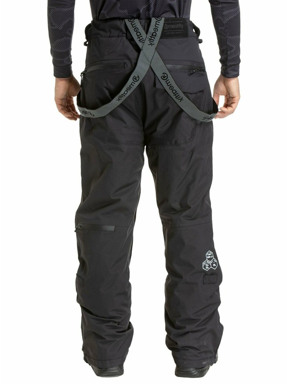 Meatfly Meatfly ανδρικό SNB & SKI παντελόνι Gnar Black | Μαύρο | Μέγεθος