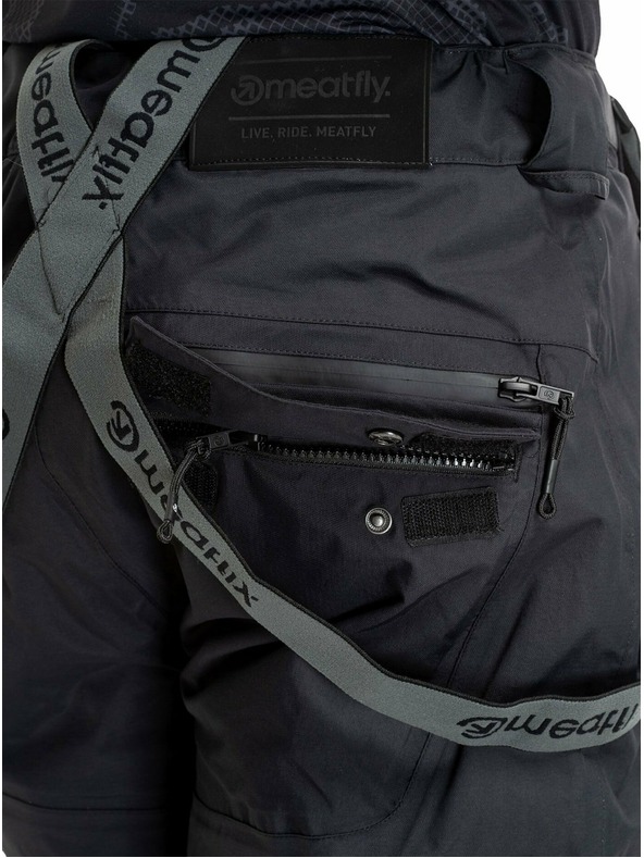 Meatfly Meatfly ανδρικό SNB & SKI παντελόνι Gnar Black | Μαύρο | Μέγεθος