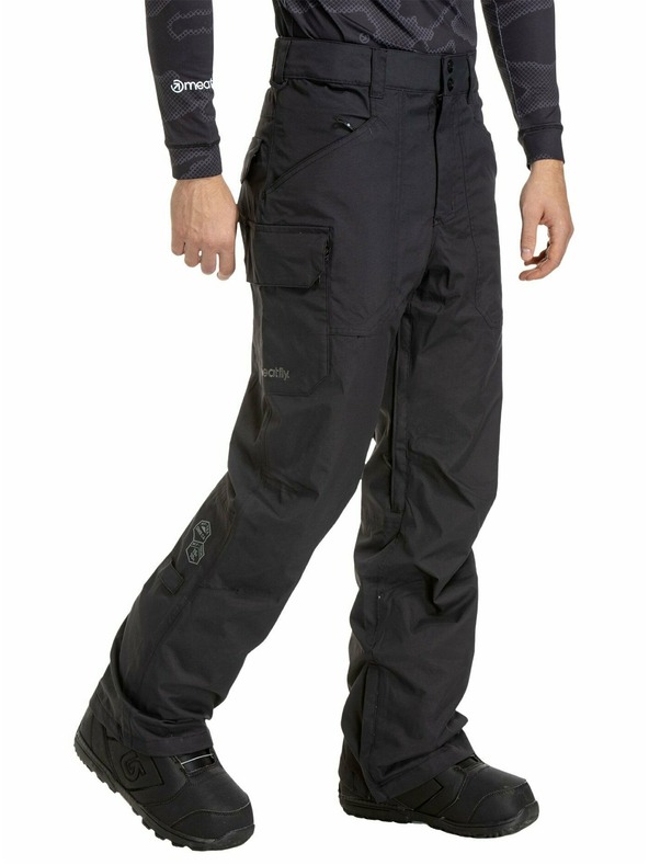 Meatfly Meatfly ανδρικό SNB & SKI παντελόνι Oggy Black | Μαύρο | Μέγεθος