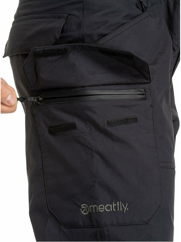 Meatfly Meatfly ανδρικό SNB & SKI παντελόνι Oggy Black | Μαύρο | Μέγεθος