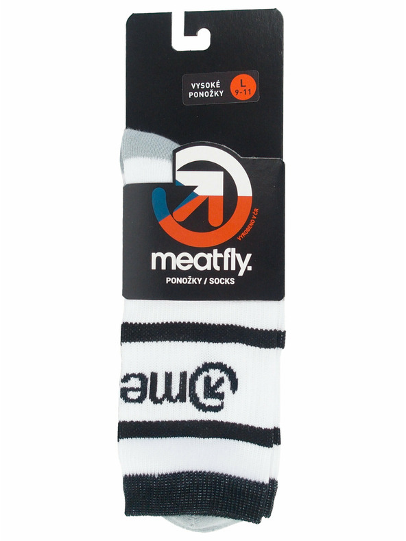 Meatfly Meatfly socks Long White | White | Size