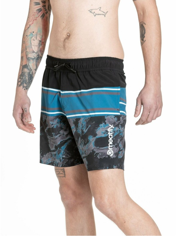 Meatfly Meatfly Ανδρικό μαγιό Keith Boardshorts 17" Mossy Petrol | Μπλε | Μέγεθος