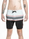 Meatfly Meatfly ανδρικά μαγιό Keith Boardshorts 17" Light Grey / Red Orange | Γκρι | Μέγεθος
