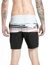 Meatfly Meatfly ανδρικά μαγιό Keith Boardshorts 17" Light Grey / Red Orange | Γκρι | Μέγεθος