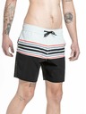 Meatfly Meatfly ανδρικά μαγιό Keith Boardshorts 17" Light Grey / Red Orange | Γκρι | Μέγεθος