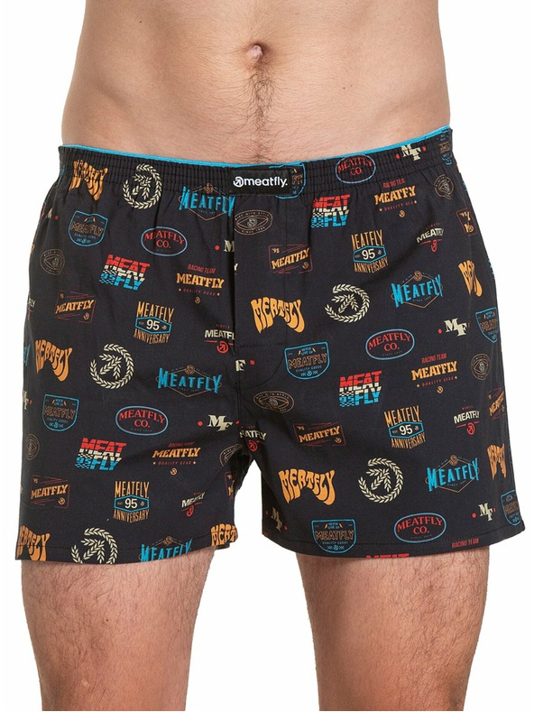 Meatfly Meatfly ανδρικά εσώρουχα Agostino Badges Gift Pack | Μαύρο | Μέγεθος