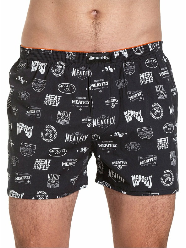 Meatfly Meatfly ανδρικά εσώρουχα Agostino Badges Gift Pack | Μαύρο | Μέγεθος