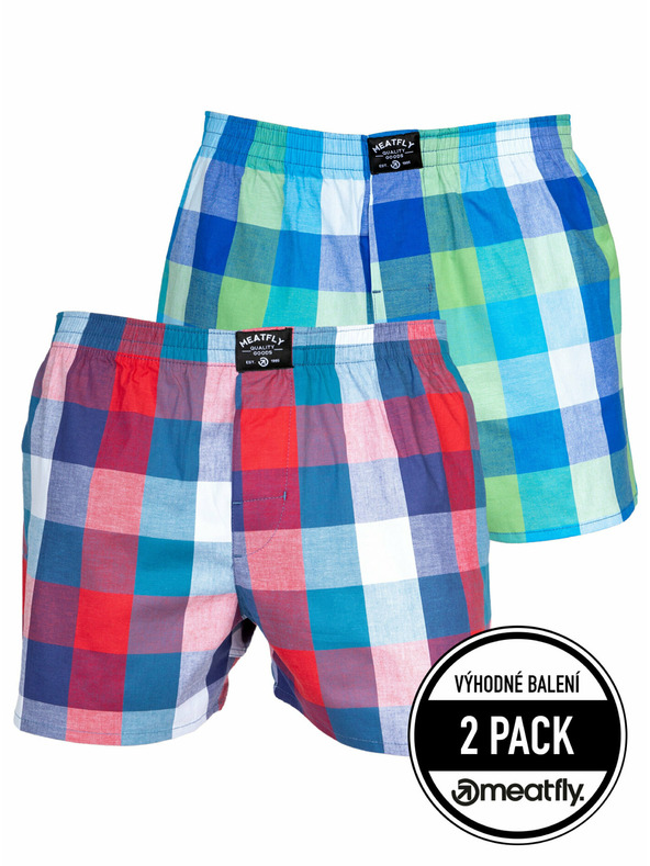 Meatfly Meatfly ανδρικά μπόξερ Doug Navy Red / Green | Κόκκινο | Μέγεθος