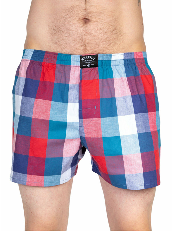 Meatfly Meatfly ανδρικά μπόξερ Doug Navy Red / Green | Κόκκινο | Μέγεθος