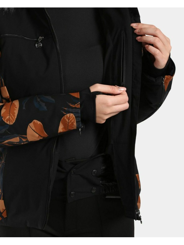 Kilpi Women's ski jacket Kilpi LENA-W Brown