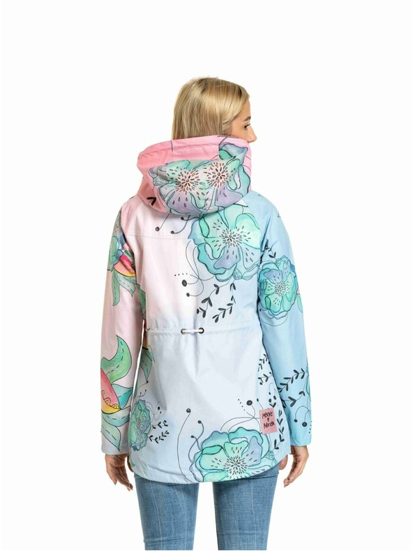 Meatfly Meatfly women's street jacket Xita Mint Flowers