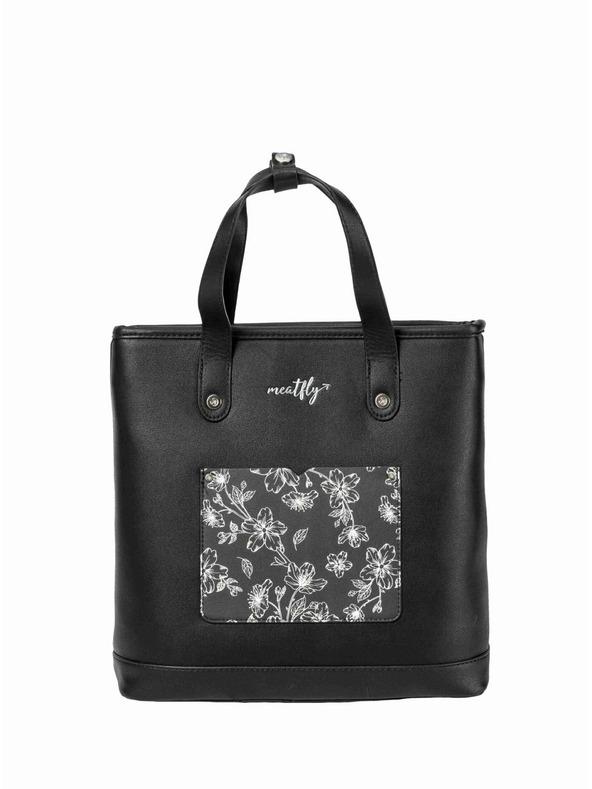Meatfly Meatfly handbag / backpack Kerry Blossom Black | Black | Volume 7 L