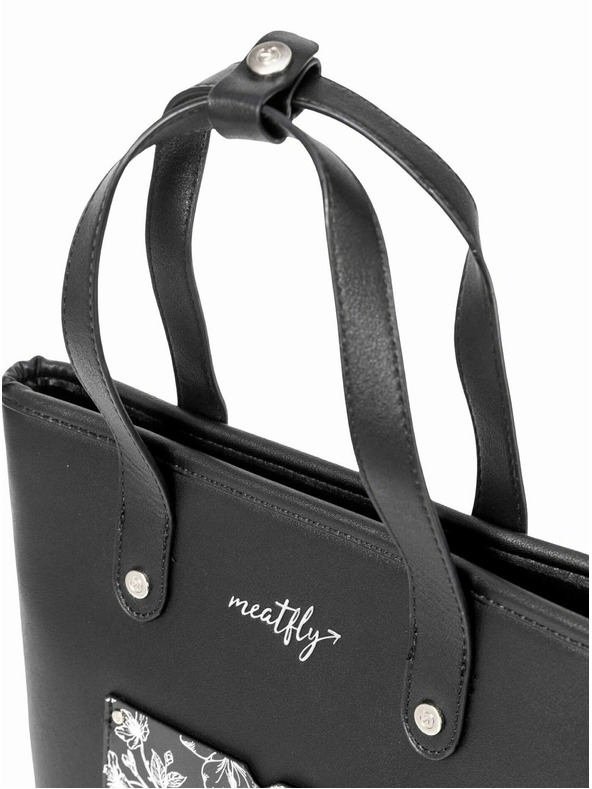 Meatfly Meatfly handbag / backpack Kerry Blossom Black | Black | Volume 7 L