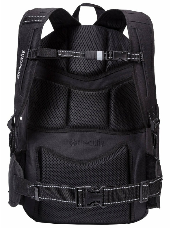 Meatfly Meatfly backpack Wanderer - Black | Black | Volume 28 L