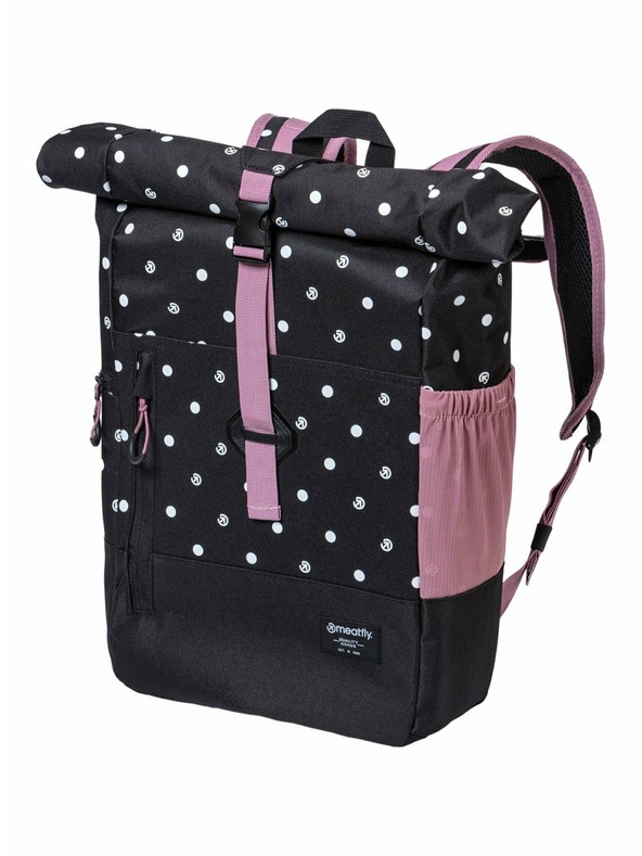 Meatfly Meatfly Backpack Holler Black Dots 28 L | Black | Volume 28 L