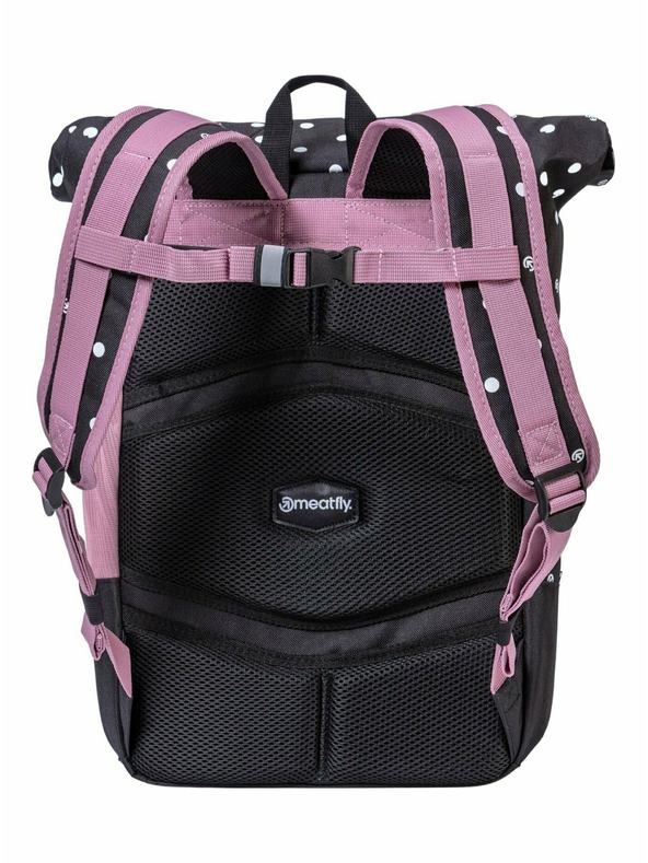Meatfly Meatfly Backpack Holler Black Dots 28 L | Black | Volume 28 L